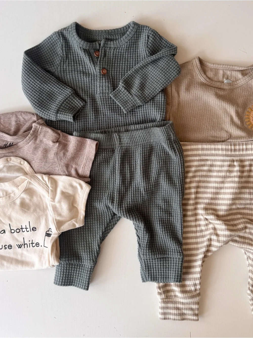 matching sets and onesies